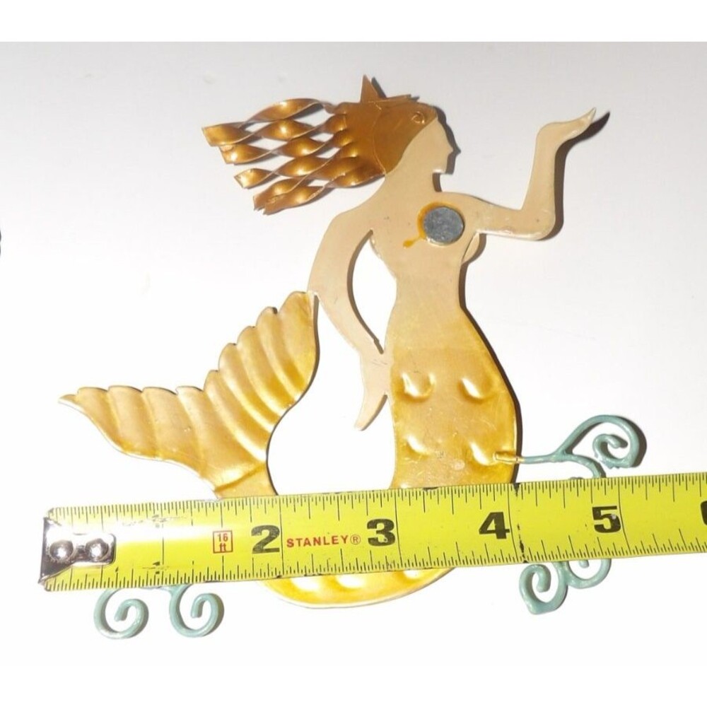 Mermaid Flamingo Palm Tree Metal Refrigertor Magnets. Whimsical Fun Ornament - Picture 11 of 13